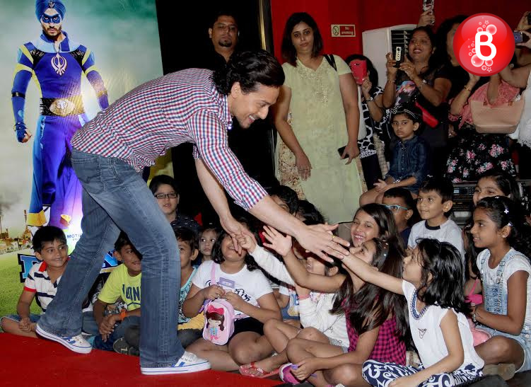 Tiger Shroff at promotions of 'A Flying Jatt'