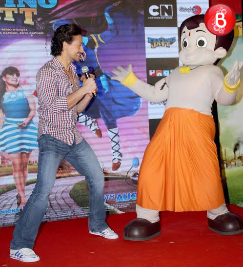 Tiger Shroff at promotions of 'A Flying Jatt'