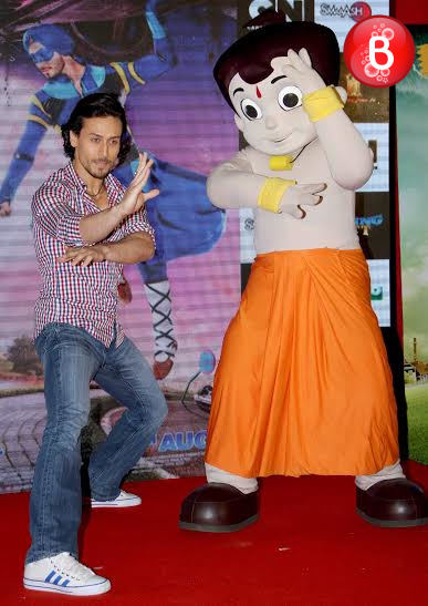 Tiger Shroff at promotions of 'A Flying Jatt'