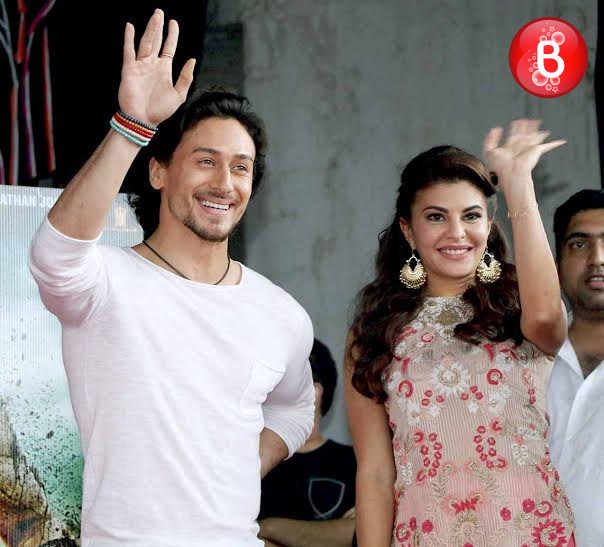 Tiger Shroff and Jacqueline Fernandez at promotions of 'A Flying Jatt'