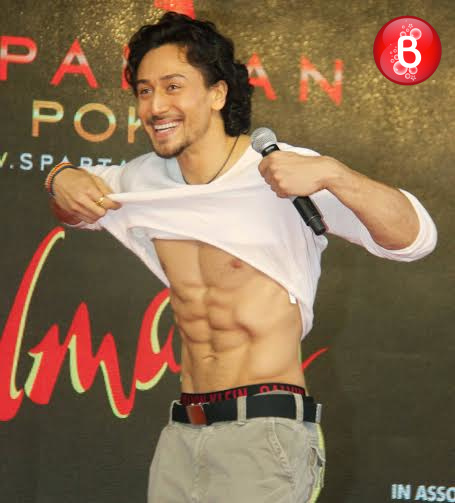 Tiger Shroff at promotions of 'A Flying Jatt'