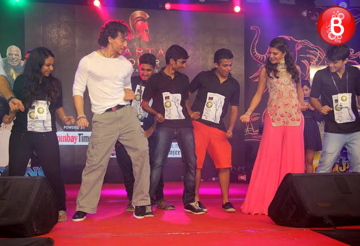 Tiger Shroff and Jacqueline Fernandez at promotions of 'A Flying Jatt'