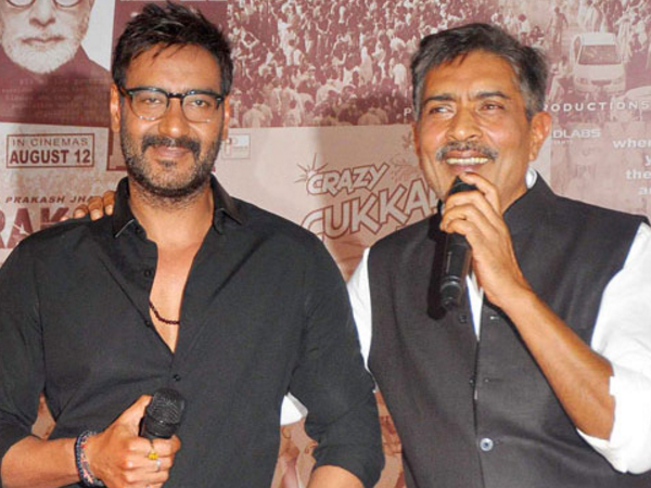 Ajay Devgn and Prakash Jha