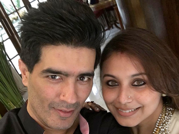 Manish Malhotra and Rani Mukerj