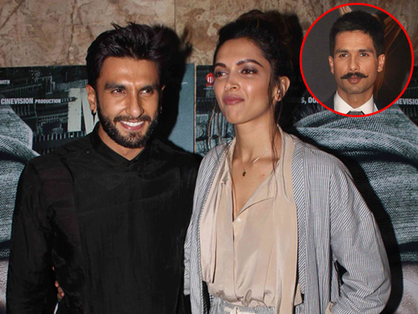 Ranveer Singh, Deepika Padukone and Shahid Kapoor in 'Padmavati'