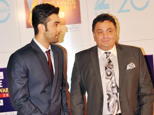 Rishi Kapoor and Ranbir Kapoor