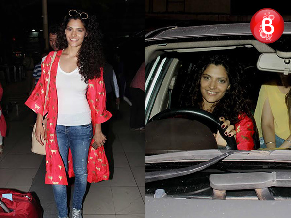 Saiyami Kher attends the screening of 'Mirzya' movie