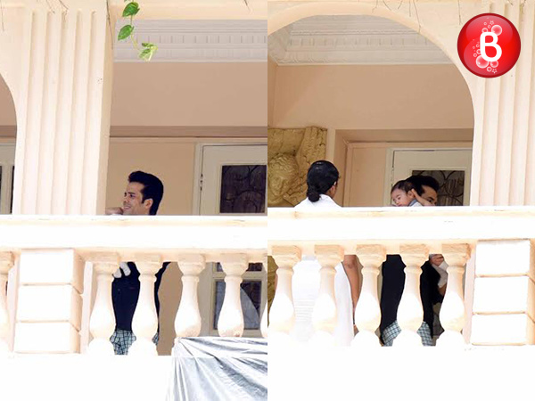 Tusshar Kapoor is snapped with son Laksshya for the first time