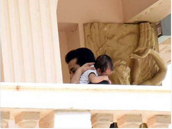 Tusshar Kapoor with son