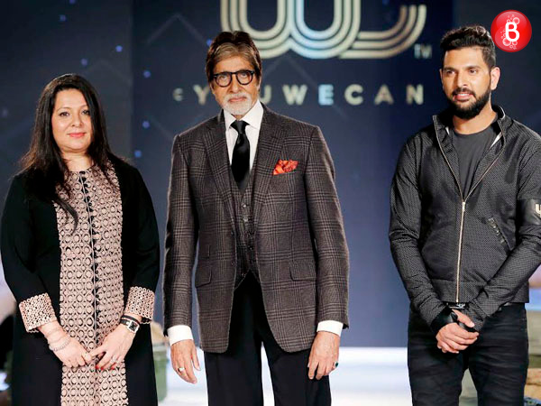 Yuvraj Singh's mother Shabnam, Amitabh Bachchan and Yuvraj Singh