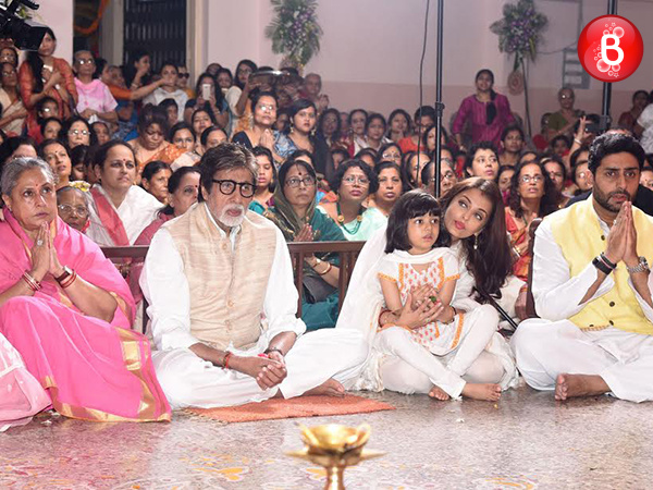 PICS: The Bachchan family joins in the festivities of Durga Puja