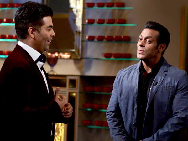 Karan Johar and Salman Khan