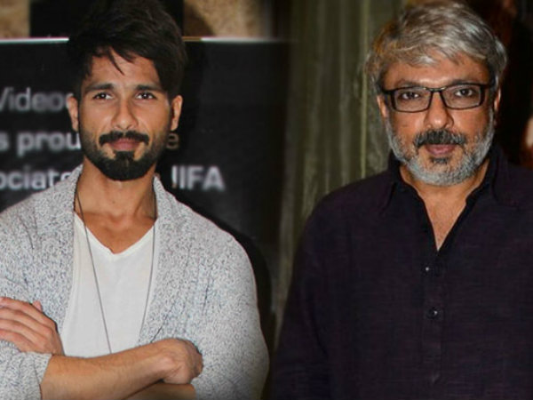 Shahid Kapoor threatening Sanjay Leela Bhansali