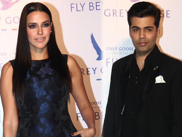 Neha Dhupia, Karan Johar