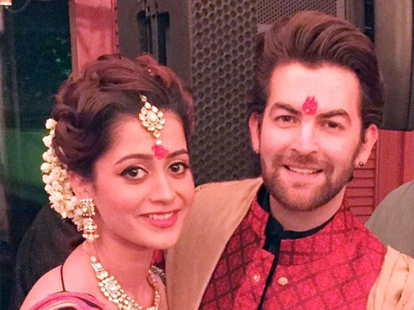 Neil Nitin Mukesh celebrates Karwa Chauth with his would be wife, shares a sweet picture
