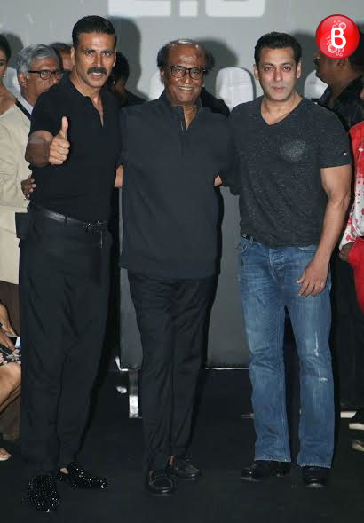 Rajinikanth, Salman Khan and Akshay Kumar