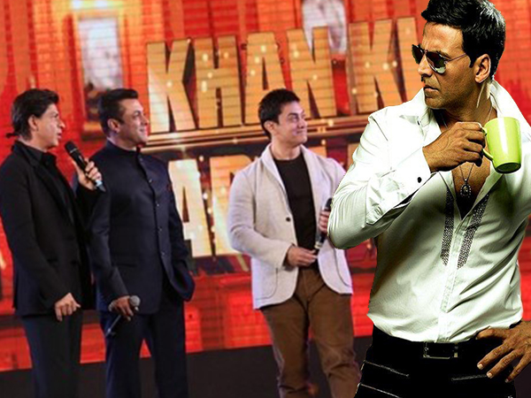 Akshay Kumar, Shah Rukh Khan, Salman Khan, and Aamir Khan