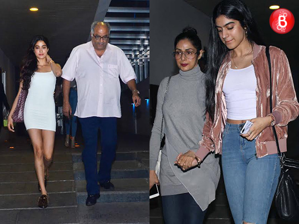 Sridevi and daughters Jhanvi, Khushi celebrate Boney Kapoor's birthday with a dinner party