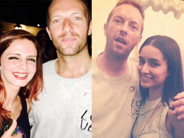 Pics Shraddha Kapoor Vivek Oberoi And Others Party Hard With Coldplay Star Chris Martin