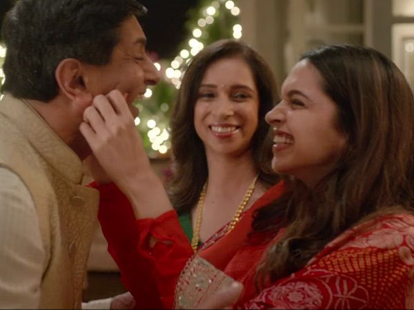 Deepika Padukone and her parents