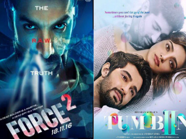 'Force 2' lies low on weekend, while 'Tum Bin 2' does no better at box office