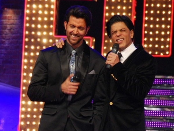 Hrithik Roshan and Shah Rukh Khan
