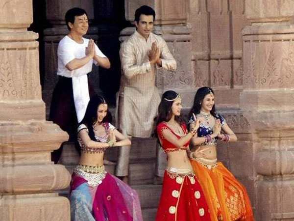 ‘Kung Fu Yoga’ new still: Jackie Chan shakes a leg with Disha Patani and Amyra Dastur