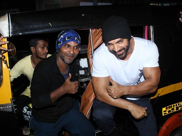 John Abraham in auto