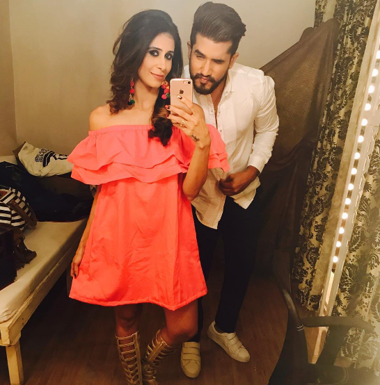 Kishwer Merchantt's bachelor party
