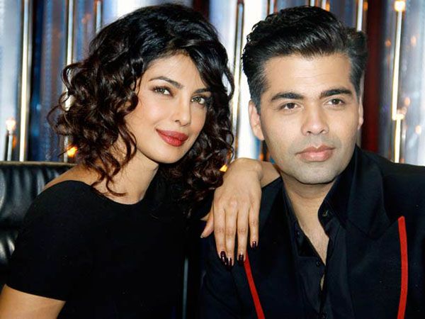 Priyanka Chopra and Karan Johar