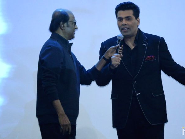 Karan Johar and Rajinikanth's hilarious rapid fire round at '2.0' first look launch is a must watch