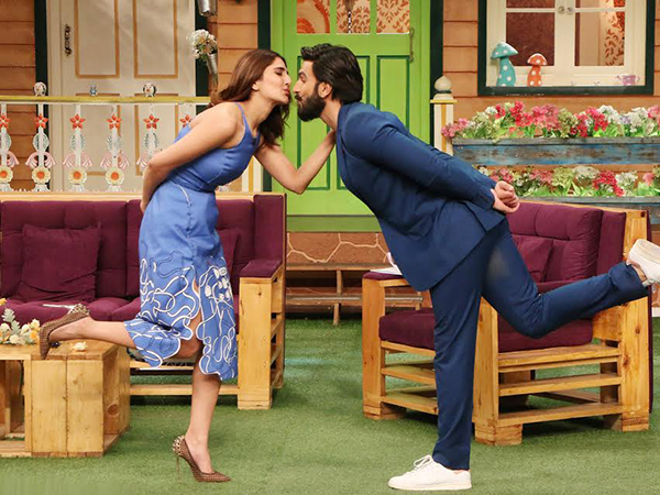 Ranveer Singh and Vaani Kapoor go 'Befikre' on Kapil Sharma’s show. VIEW PICS