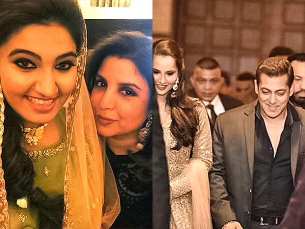 Salman Khan and Farah Khan