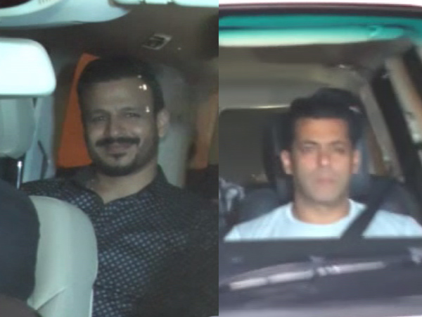 PICS: Salman Khan, Vivek Oberoi and others SPOTTED partying at Shah Rukh Khan's residence