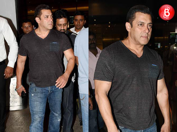 Salman Khan slays with his casual look as he returns from Goa post Diwali celebrations