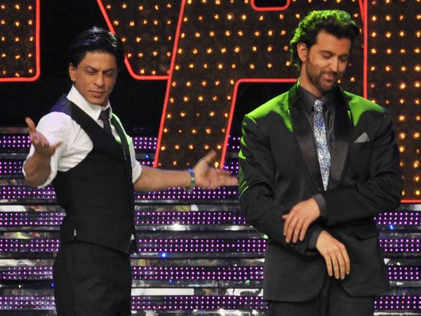 Shah Rukh Khan and Hrithik Roshan