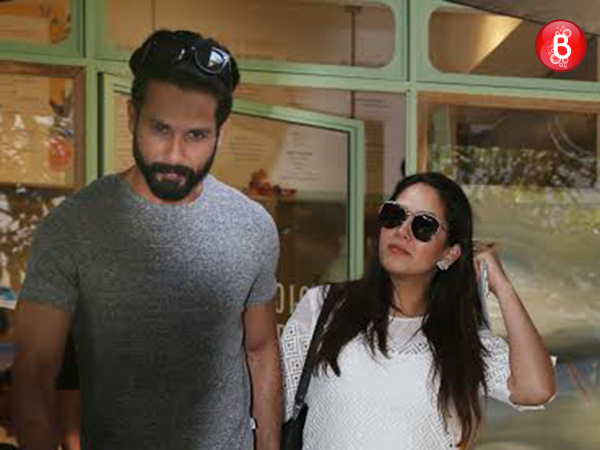 Shahid Kapoor and Mira Rajput spotted post their lunch date