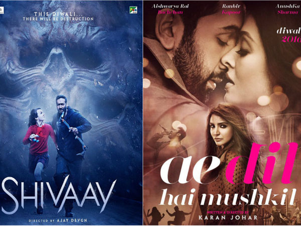 Fifth day collections of 'Ae Dil Hai Mushkil' and 'Shivaay' are good, former takes the lead!