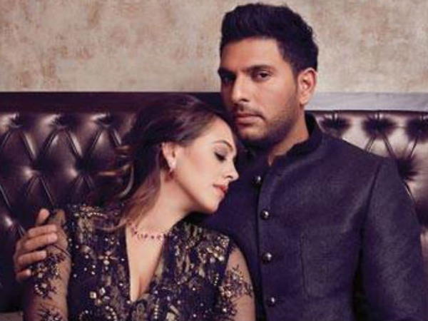 Yuvraj Singh and Hazel Keech
