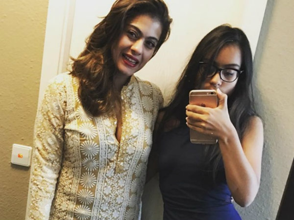 Kajol with her daughter Nysa