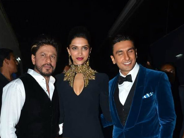 Shah Rukh, Deepika, Ranveer