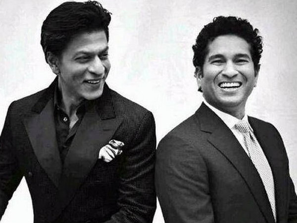 Shah Rukh Khan and Sachin Tendulkar