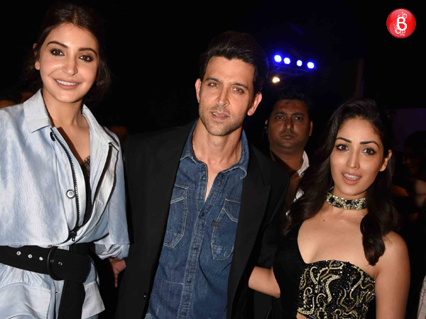 Anushka Sharma, Hrithik Roshan and Yami Gautam