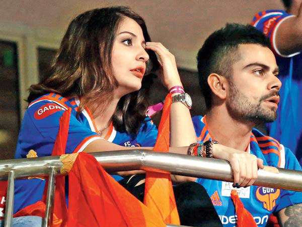 Virat Kohli and Anushka Sharma