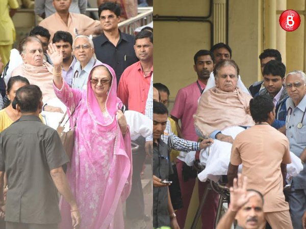 Dilip Kumar snapped as he gets discharged from Lilavati hospital