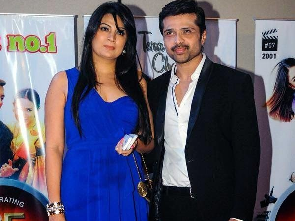 Himesh Reshammiya with wife Komal