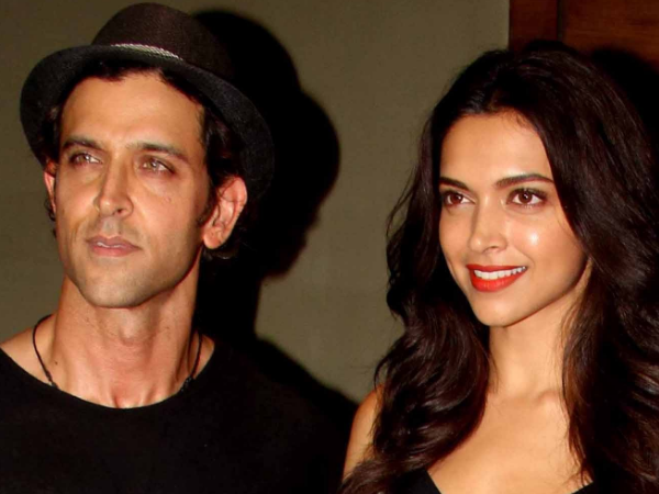 Hrithik Roshan and Deepika Padukone