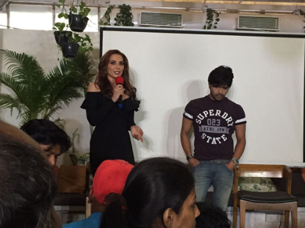 Iulia Vantur and Himesh Reshammiya