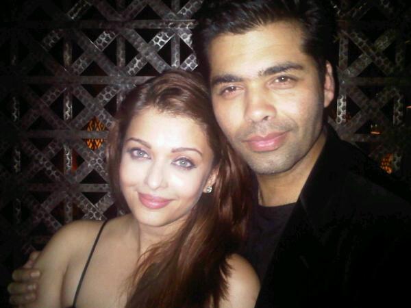 Karan Johar and Aishwarya Rai