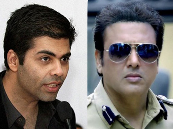 Karan Johar and Govinda